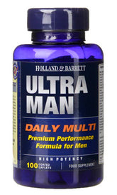 Ultra Mann Multivitamin 100 Tabletten HOLLAND & BARRETT